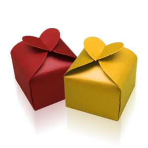Heart shape lock box- 9x9x9 cm