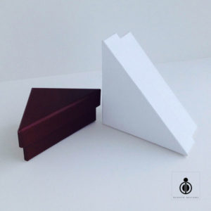 Hard Triangle shape Jewelry Gift box