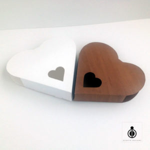 Heart shaped chocolate box: